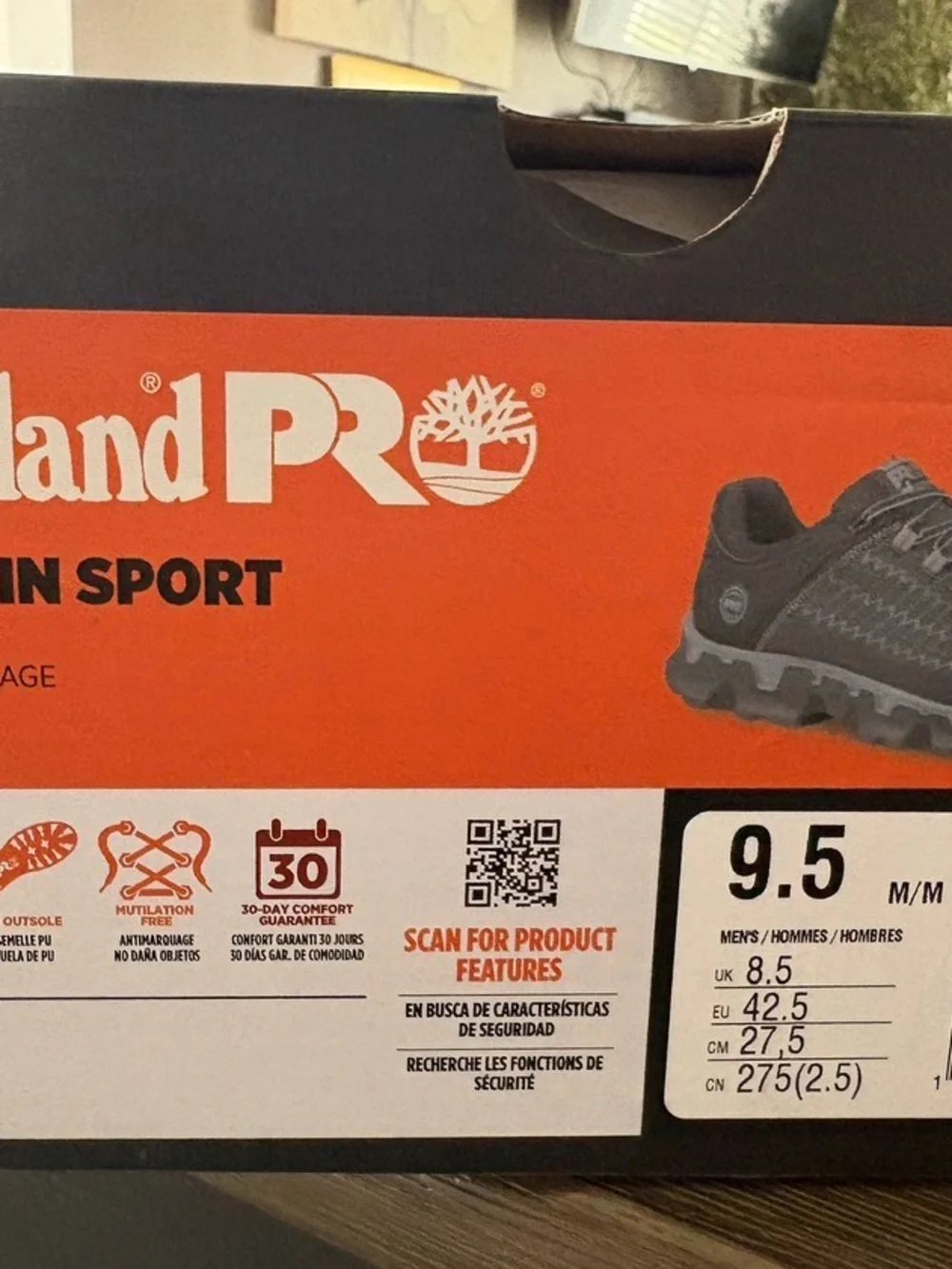 Timberland PRO Black Hex-Pattern Work Boots